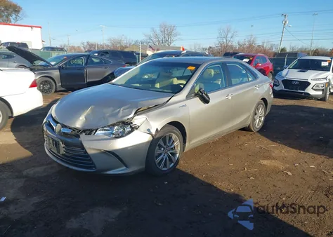 2015 Toyota Camry Hybrid Xle из США, поврежденный, VIN 4T1BD1FK5FU165292